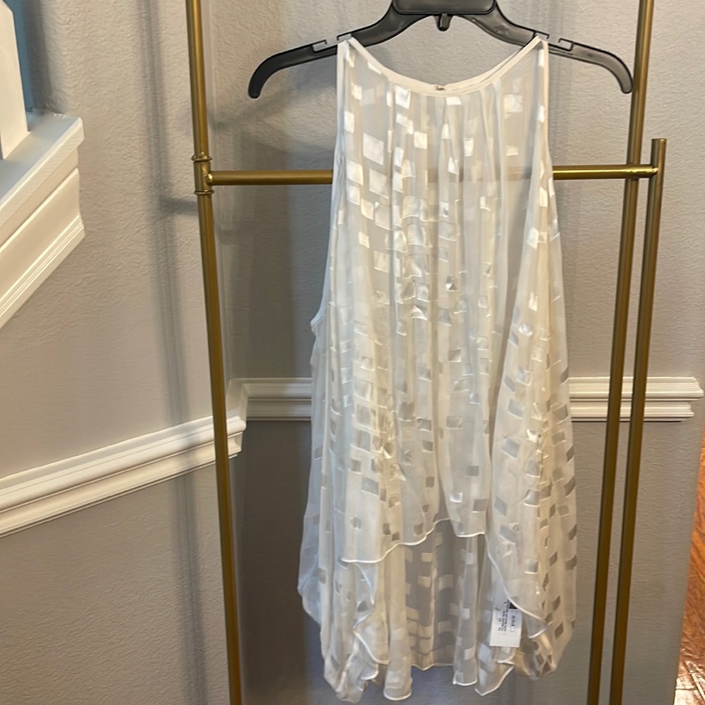 White high low top